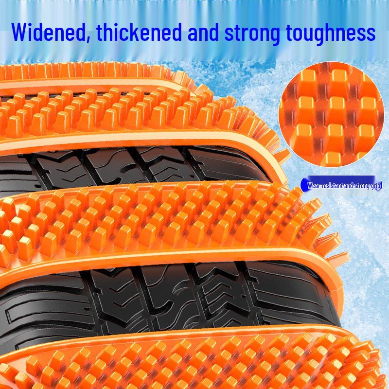 Universal Winter Anti-Skid Tire Chains for Sedans and SUVs