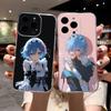 Re Zero Rem Emilia Phone Case For IPhone 17 Air 16 E 15 14 13 12 Mini 11 Pro Max Anti Transparent Drop Cover