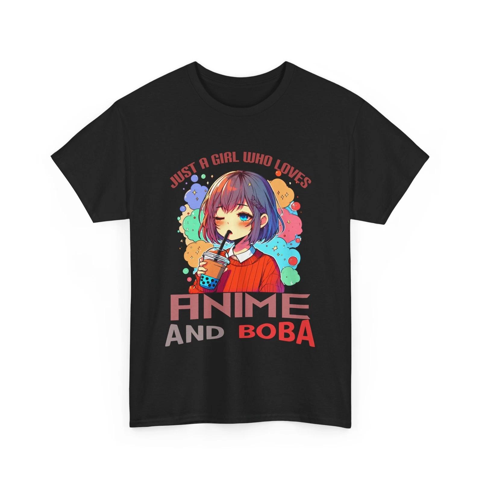 Anime Art Style T-Shirt | Otaku Vibe Tee | Just a Girl who loves Anime Shirt XL