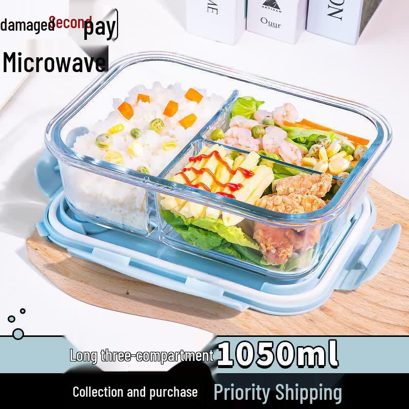 Insulated Glass Lunch Box with Divider