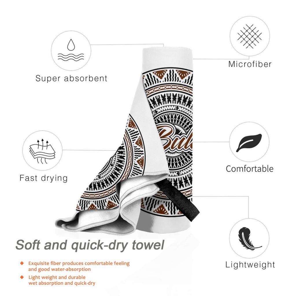 Fiji Bula Kesakesa Design Beach Towel Soft Microfiber Quick Dry Absorbent Quick Towels For Pool