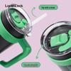 Lock & Lock 1.2L Insulated Stainless Steel Straw Tumbler