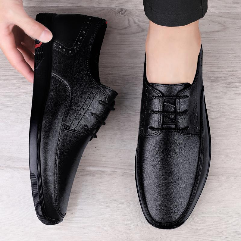 Genuine Leather Men Big Size Shoes Casual Luxury Brand Men Loafers Italian Moccasins Lace Up Men Driving Shoes Chaussure Homme