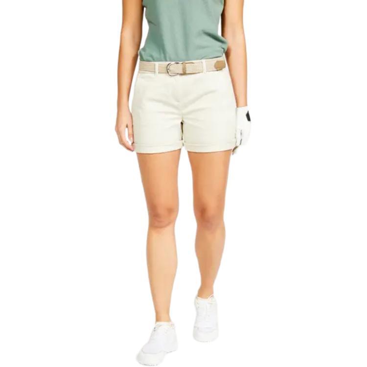 

DECATHLON 500 Solid Color Functional Comfortable Easy Multi-Pocket Care Casual Shorts Women s Linen XS-S льняной