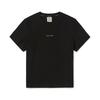 SNOWPEAK Ribbed Women's Regular Fit Short Sleeve T-Shirt Black (S25MWFTS39)