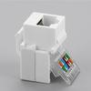 Cat5e Cat6 Module Coupler White Computer Socket Module Wall Adapter Network Panel