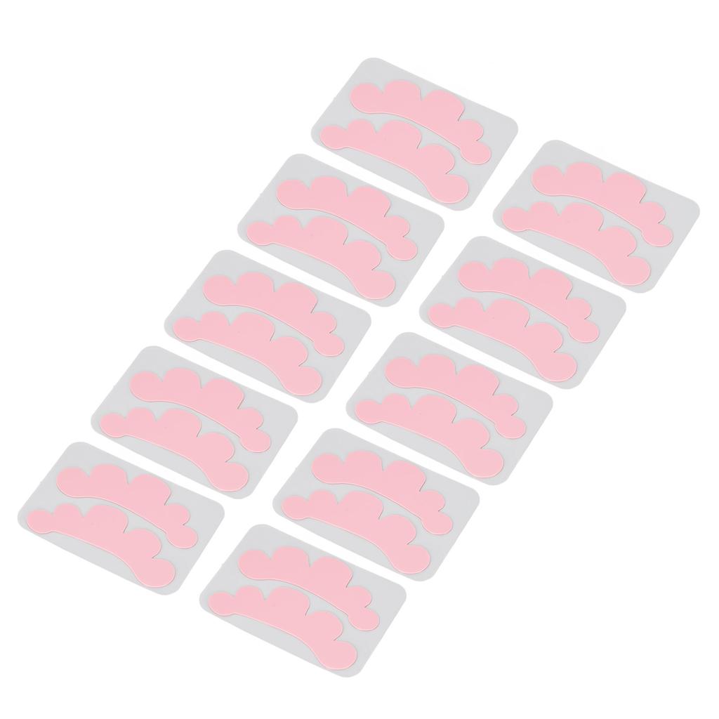 10 Pairs Silicone Eyelash Extension Under Eye Pads Arch Shape Reusable Eyelash Extension Patches