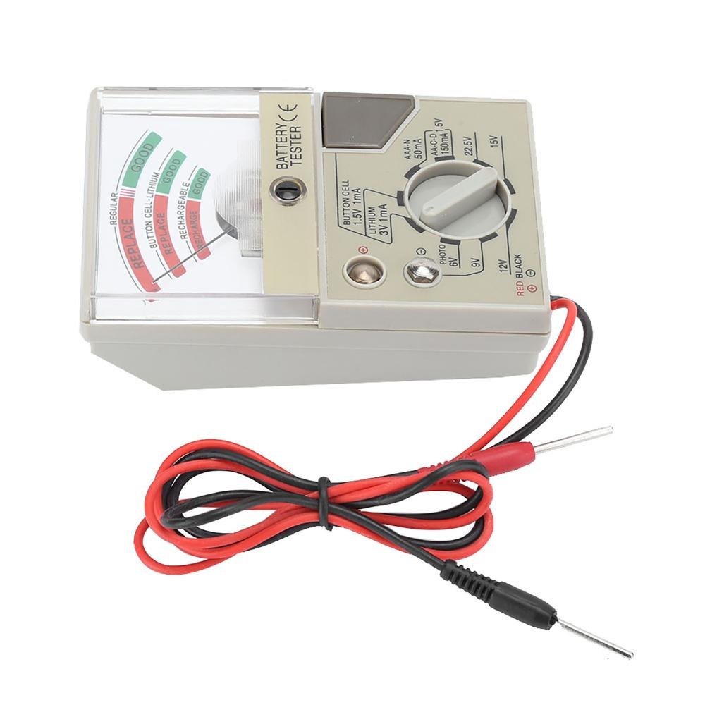 Portable Design Plastic Watch Battery Tester White Portable Watch Repairing Tool Button Cell Tester Watch Makers