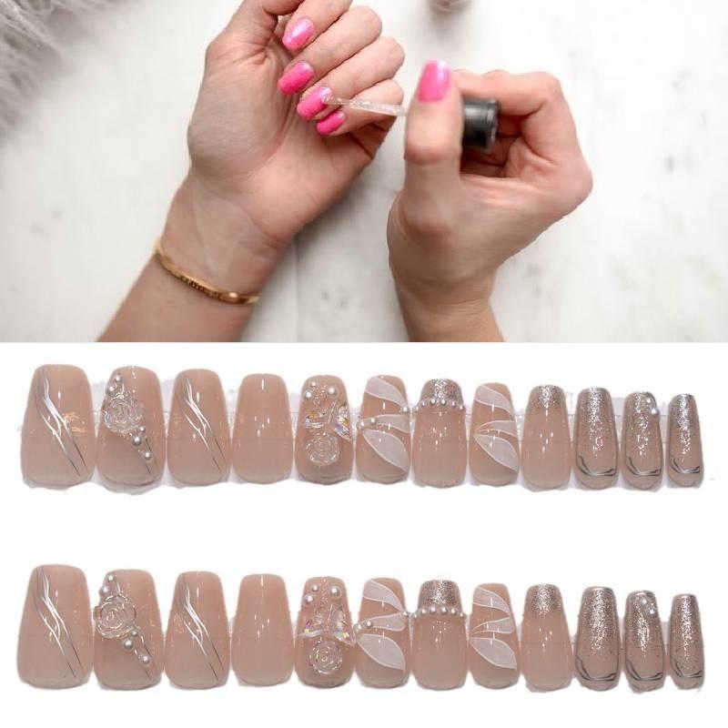 Art Womens Nail Wearable Nail Products Detachable Fashionable Wearresistant