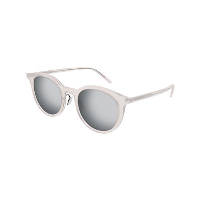 Saint Laurent Irregular Frame Sunglasses Unisex Sunglasses Gray SL488K-004
