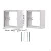 2 Pack Socket Spacers for Cable Box Installation Wall Plate Accessories Home Office