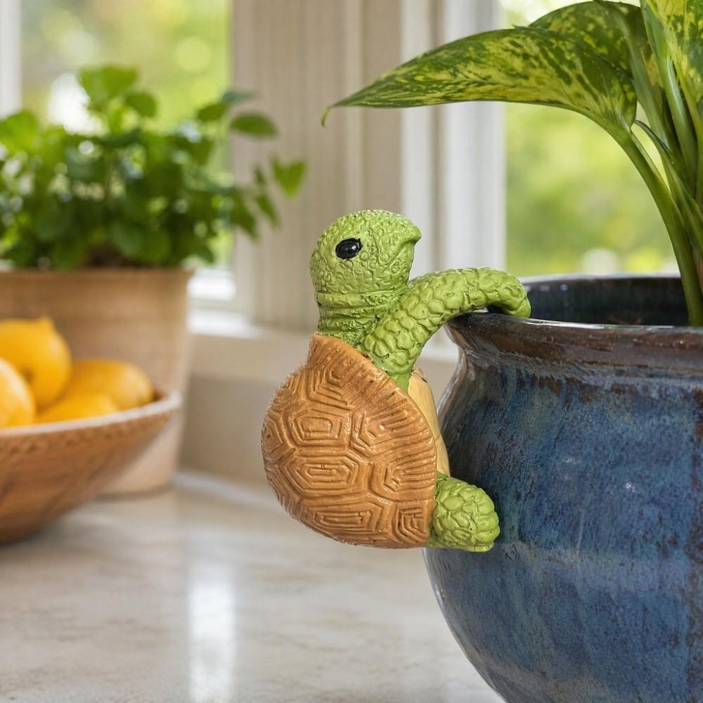Hanging Decor Turtle Garden Decoration Potted Plant Partner Garden Figurine  Flower Pot