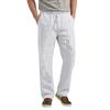 Herren Leinen Casual Hose Baumwolle Vollständig für Frühling und Herbst Tägliche Kleidung