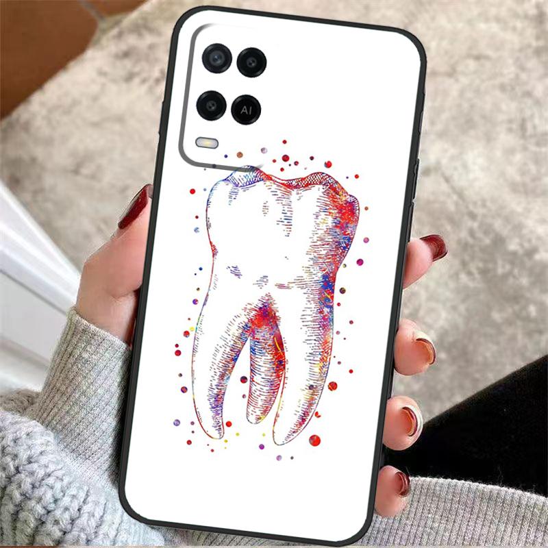The Dentist Tooth Case For Oppo A60 A80 A40 A5 Pro A15 A16 A17 A57 A77 A94 A74 A54 A76 A96 A18 A38 A58 A78 A98
