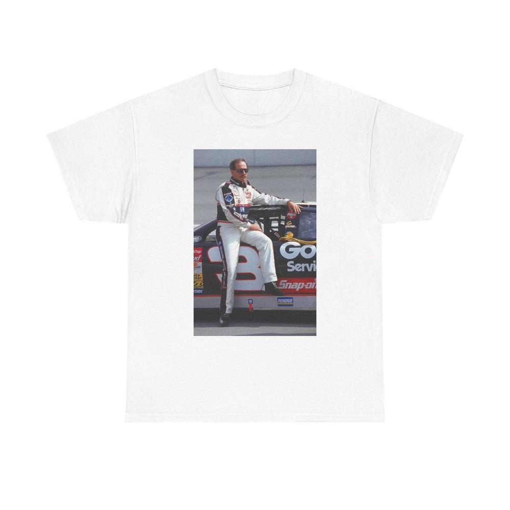 Дейл Эрнхардт Винтажная Графика Гонки Ретро Унисекс Тяжелый Хлопок Футболка Классическая 4XL