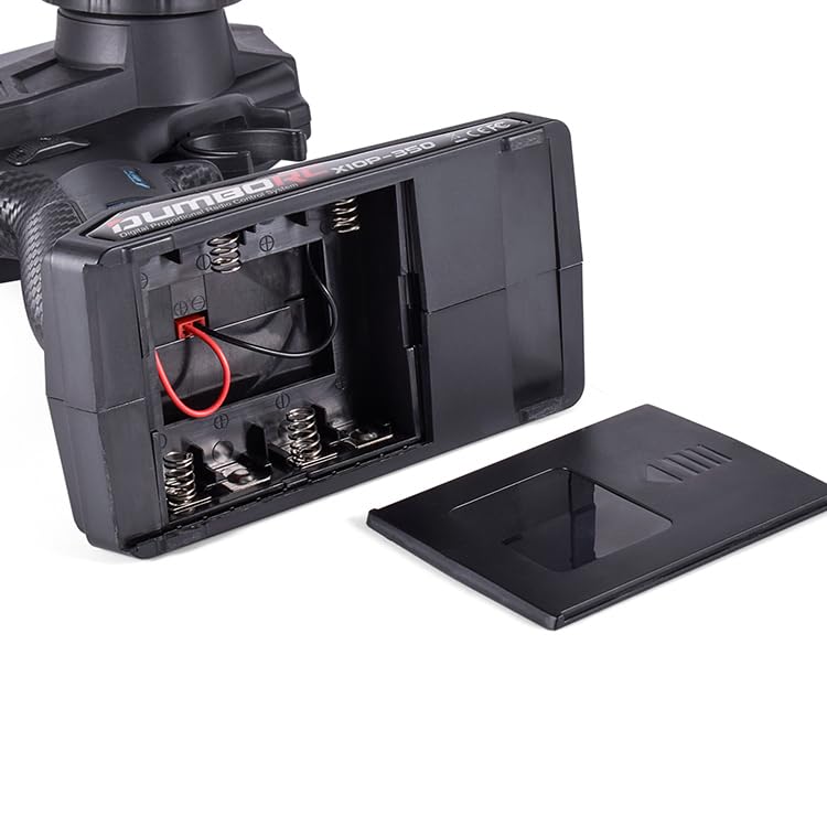 DUMBORC X10P-350 2.4G 10-Channel Transmitter, Technically Approved, for RC Cars, Boats, and Tanks, with 350M Long-Range Control, Ergonomic Design,