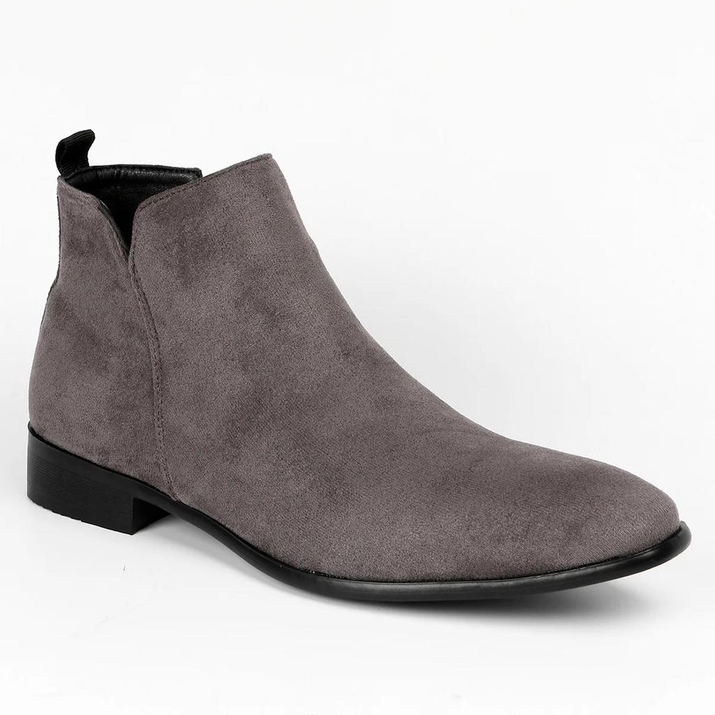 Bottines Chelsea pour hommes Bottes en cuir décontractées de luxe 2025 Nouvelles bottines en daim pour hommes Bottes habillées pour affaires Grande taille 48 Botas Hombre