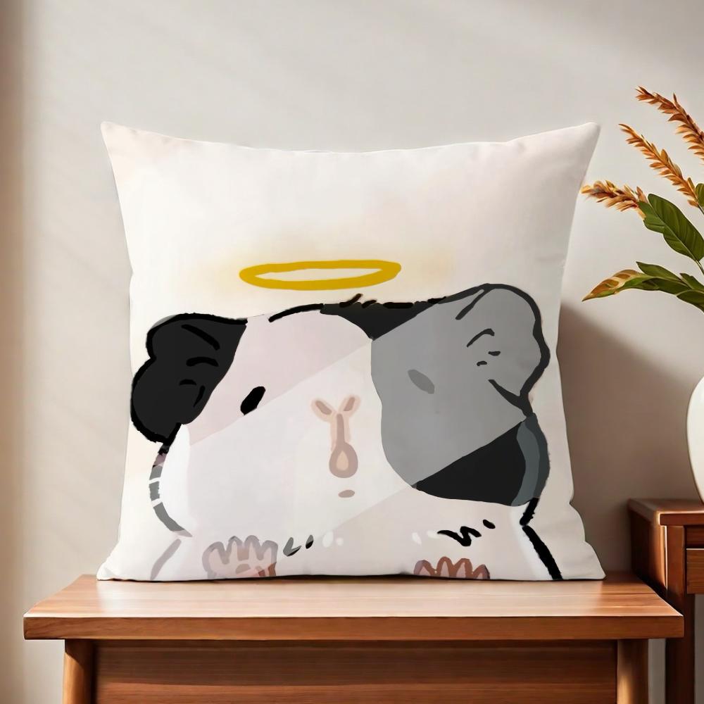 

Guinea cute Pig Tthemed cushion cover For Pillow Printing Sofa Decoration Home Car Room Coffee Shop Office Nordic Simplicity 30x30 cm
