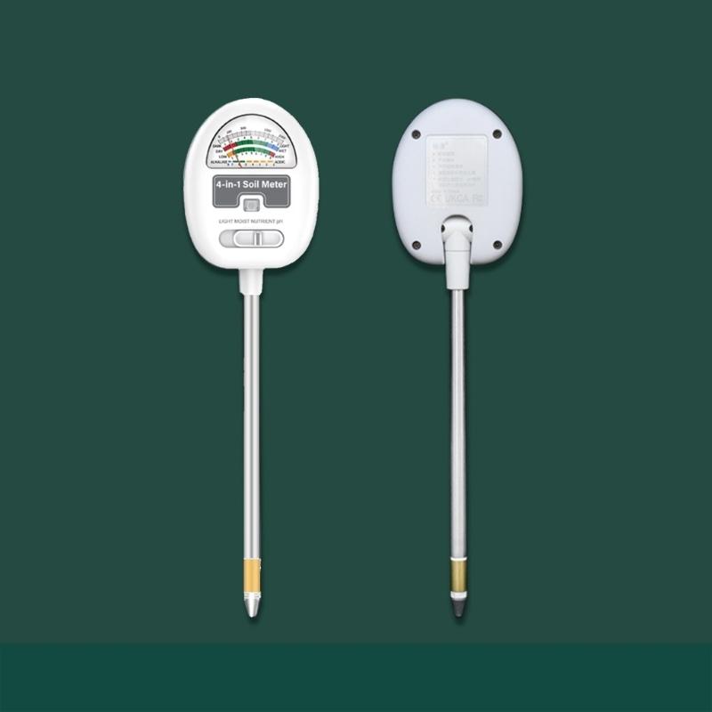 Digital Soil Acid Base Meter with Moisture Fertility & Sunlight Detection Strong Plastic Build Easy to Read Display ABS