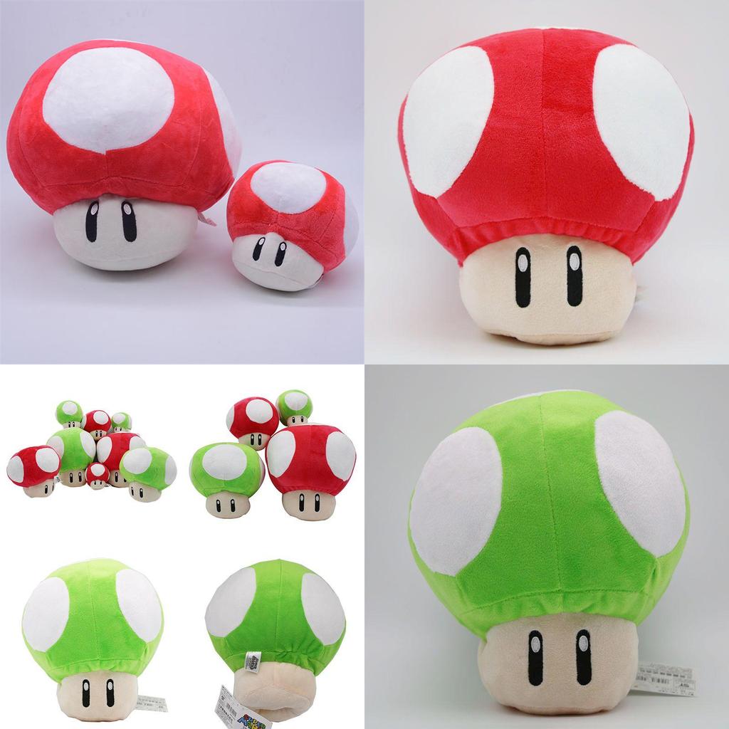 Adorable Peluche de Super Mario Muñeco Hongo En Diseños Coloridos Para la Alegría de los Niños