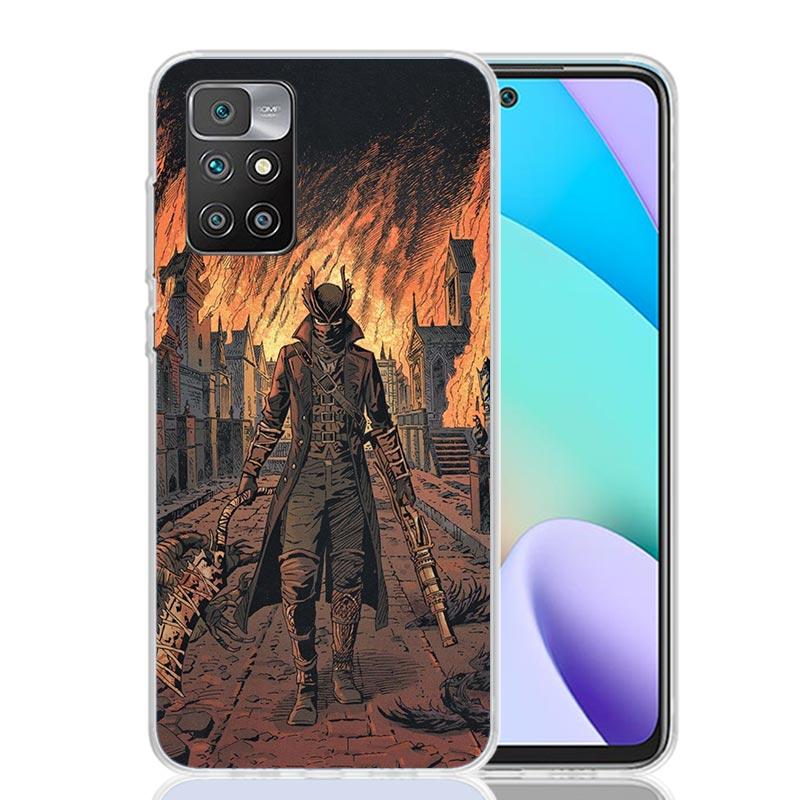 Bloodborne Game Case Phone Cover for Xiaomi Redmi 13 13C 14C 12 12C 10 10C 10A 9 9C 9A 9T 8 8A 7 7A 6 Pro 6A K70 K80 K60 K40