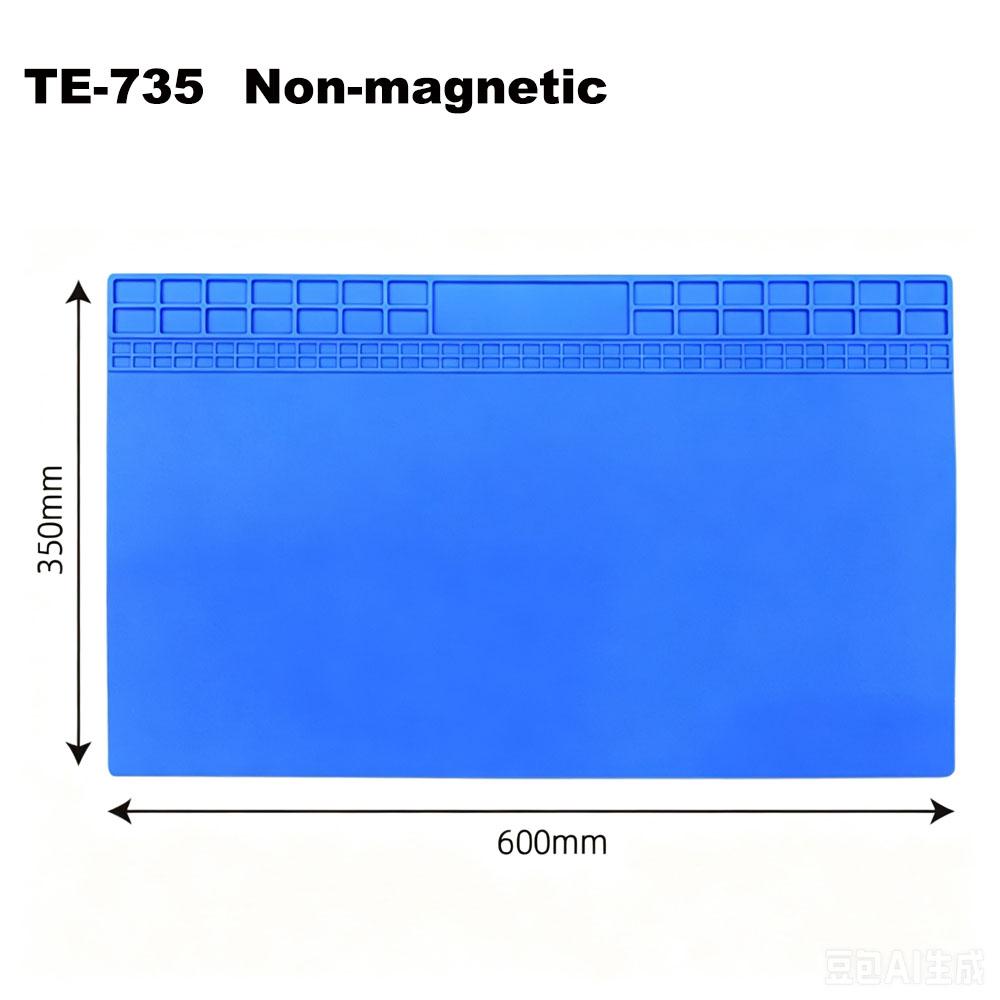Magnetic Silicone Repair Pad with Screw Position Insulation for Phone Tablet Motherboard Soldering Station Work Hot Air Gun Pad