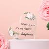Valentine's Day Gift Desktop Living Room Bedroom Decoration Transparent Acrylic Heart Ornament
