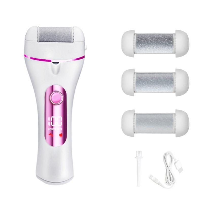 Rechargeable Foot Grinder Having Two Speed Modes And Ergonomic Design Perfect For Dry Cracked Heels Removal