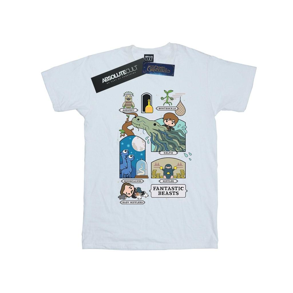 Fantastic Beasts Camiseta Chibi Salamandra Masculina