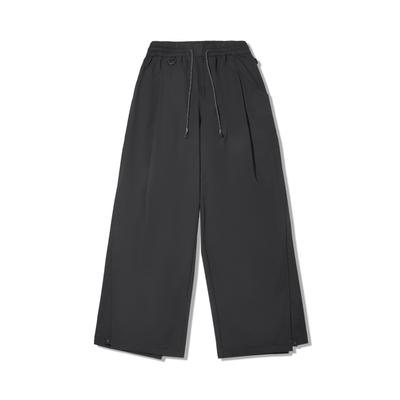 Li Ning Kung Fu Series Loose Versatile Wide Leg Casual Pants Women Bottoms AYKW142-1