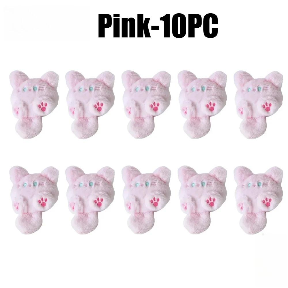 Kawaii Keychain Cute Plush Cat Doll Pendant Key Chain Girls Backpack Stuffed Keychain Soft Toy Couple Bag Decorative Gifts