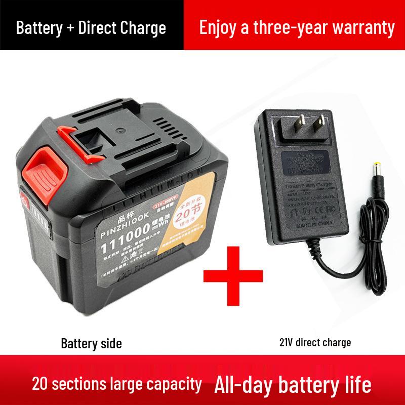 21V Large Capacity Lithium Battery for Makita Angle Grinder and Electric Wrench