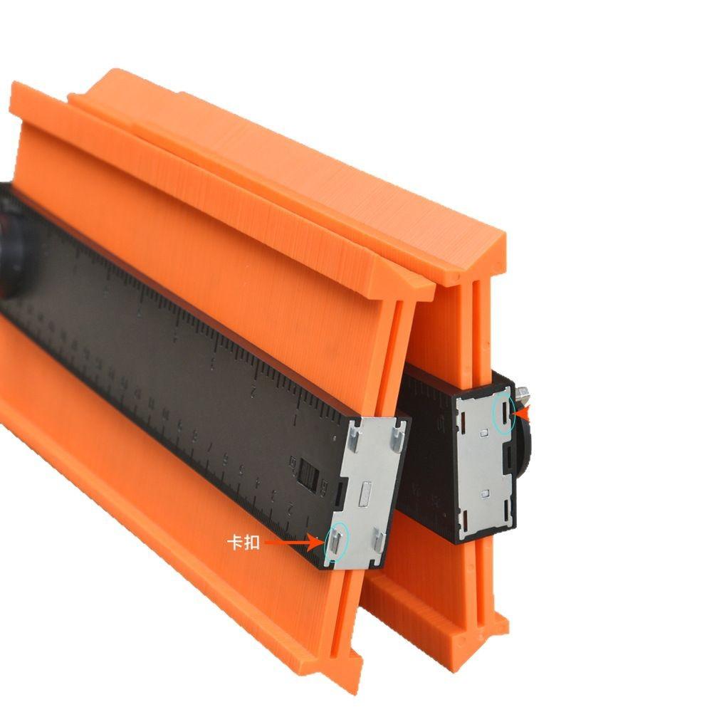 Multifunctional Contour Gauge 5 and 10 Inch Irregular Shape Measuring Tool Copy Profile Ruler for Woodwork Stone Automotive