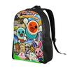 Taiko No Tatsujin Backpack  Outdoor Style Backpacks Student Custom Durable School Bags Modern Rucksack