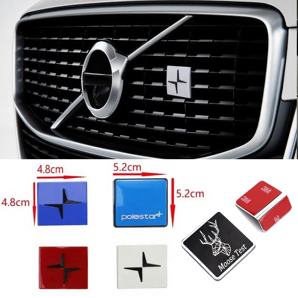 Autocollant Emblème Calandre Avant Voiture Accessoires Pour Volvo Rdesign Polestar AWD V50 S60 XC60 S40 XC40 XC90 V60 S80 S90 V90 V70 T6 S70