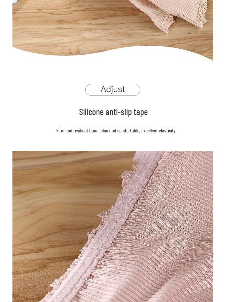 Elegant Lace Anti-Exposure One-Shoulder Strapless Women's Bandeau Top