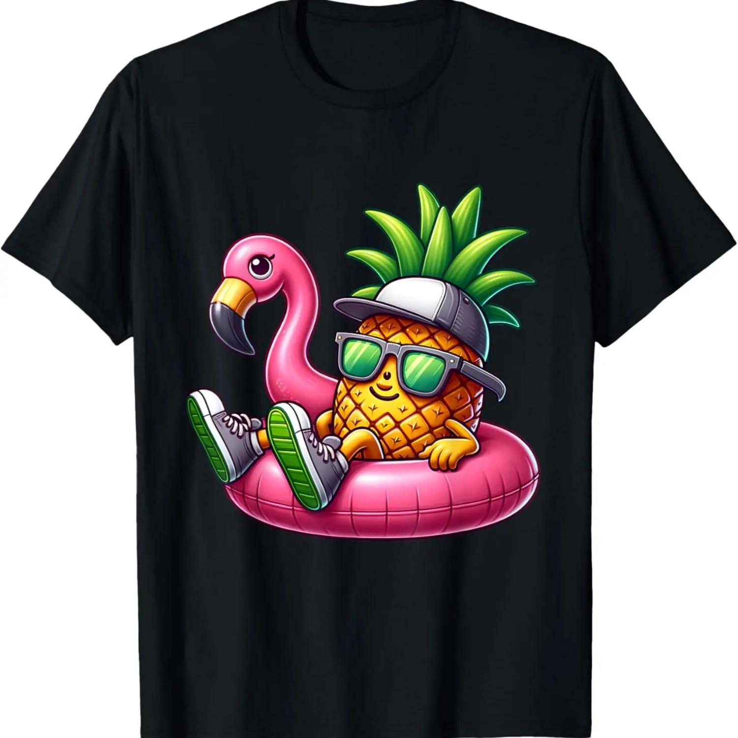 Pineapple Christmas Tree Light Pineapple Fruit Lover Xmas T-Shirt S