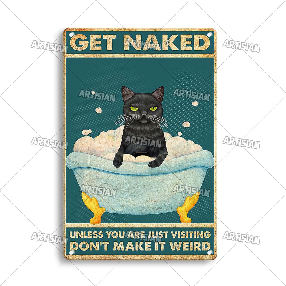 Artisan Halloween Katze Metallschild Salem Sanctuary für heimatlose Katzen Dekorative Blechplatte Wanddeko Garage Bar Pub Club Küche