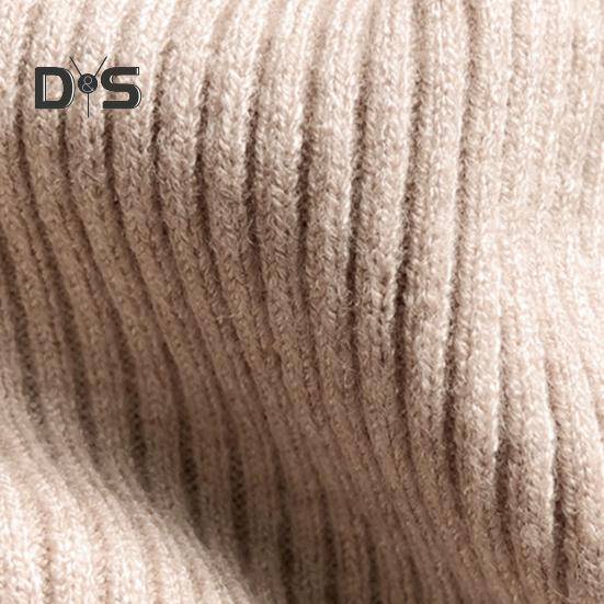 Women Knitted Base Top High Neck Long Sleeve Slim Shirt Solid Color Pullover Thin Sweater for Spring Autumn