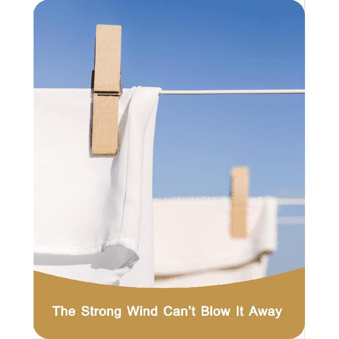 Clothes P Wooden Clothesp, 15 PCS Sturdy and Heavy Duty Natural Wood Clips for Hanging Clothes Photo Pictures Crafts Small Classroom Decorative Cheer