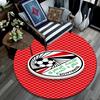 Egypt national football logo Round Rug, Non Slip Washable Circular Carpet For Living Room Bedroom Playroom, Sports Fan Decor, Holiday Birthday Gift