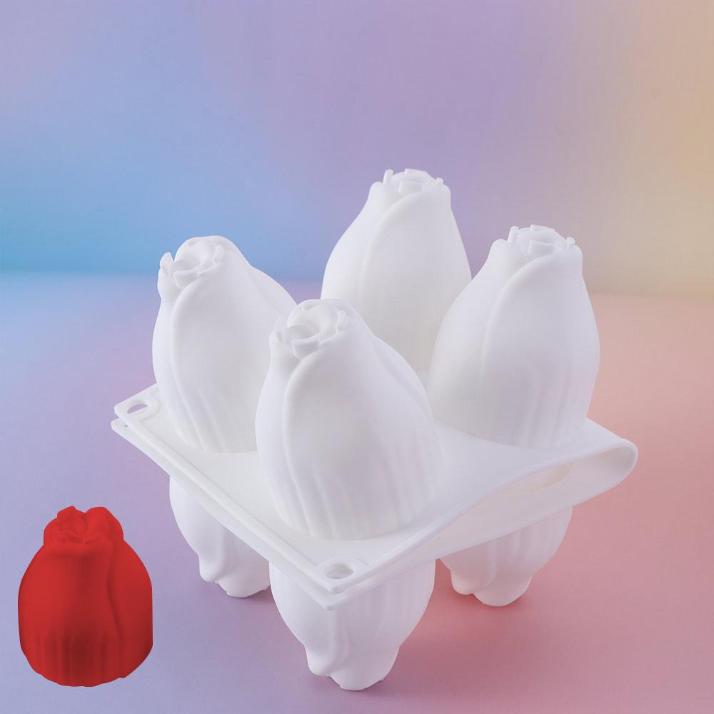 Flexible Silikon-Kuchenformen 8 Mulden Schokoladenform Französische Dessertform Dessertherstellung