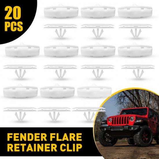 20 шт. Крепеж крыла Расширители Клипсы для крепления для Jeep 18-20 Wrangler JL Gladiator