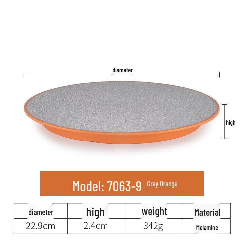 

Japanese Style Melamine Round Serving Plate