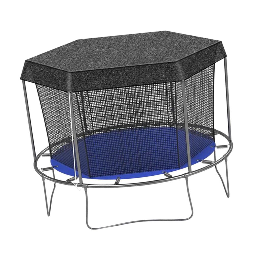 Trampoline Cover Tpe Material Keep Cool Reliable Wear Resistant Trampoline Shade Cover Tent Cover For Playing Round Trampoline