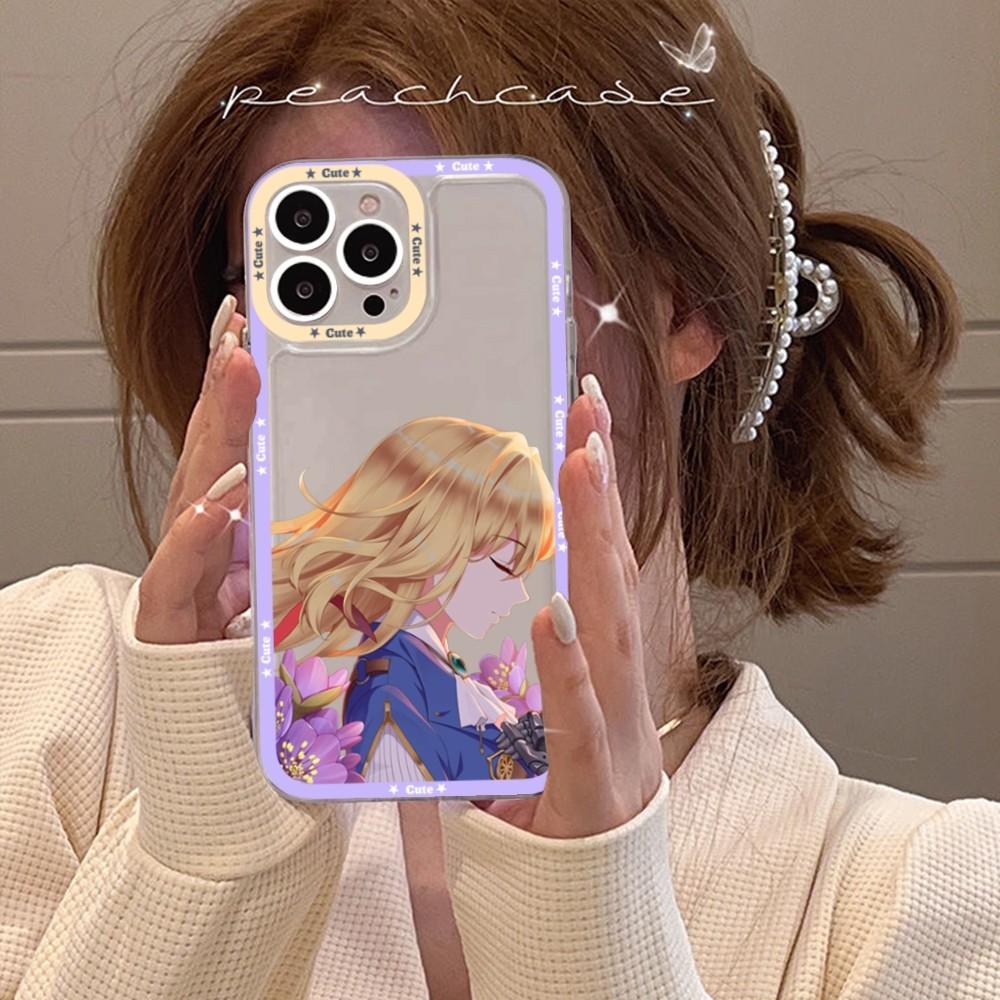 Violet Evergarden Phone Case For Samsung S 20 21 22 23 lite plus ultra Clear Mobile Cover Funda