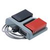 Double Foot Pedal Switches Duplex Tumblers Self-Reset Footswitch Momentary Plastic Foot Switches  for Welding Equipment