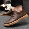 Casual Leather Shoes Trend Business Shoes for Men Platform Shoes Men Leather Original Casual New Designer Shoe Male Low Top Work