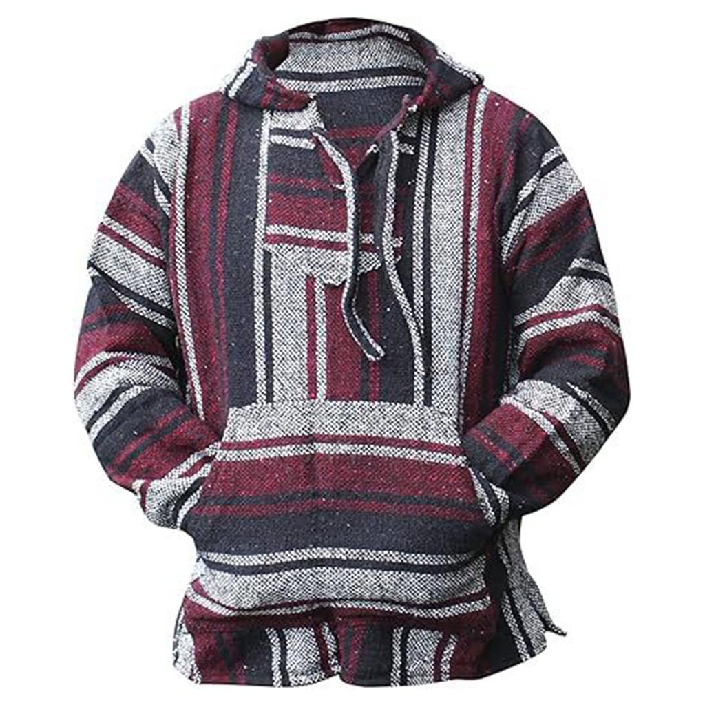 Men's  Tribal Style  Comfort  Hooded Hood  Long Sleeves  Hoodie