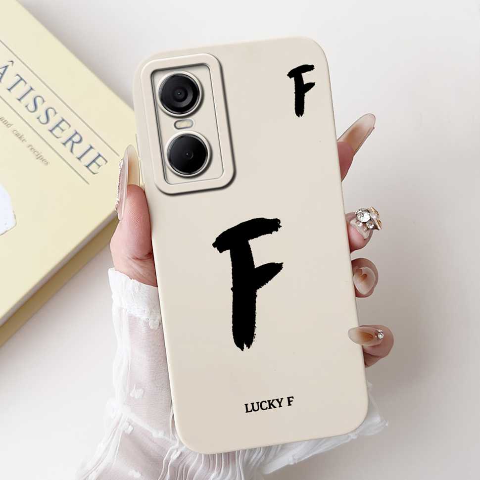 Luckly Letters Cover For Tecno Pop 6 Pro Case 2022 Silicone Soft TPU Phone Case For Tecno Pop6 Pop 6 Pro Bumper 6.6"